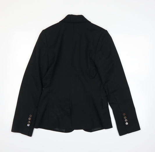 H&M Womens Black Jacket Size 10
