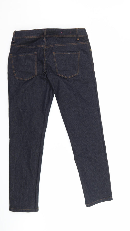 New Look Womens Blue Denim Skinny Jeans Size 10 L27 in