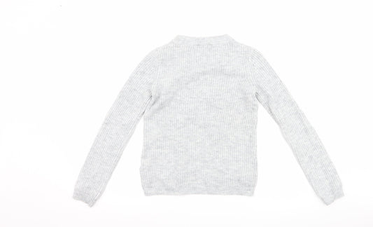 Topshop Womens Grey Pullover Jumper Size 4
