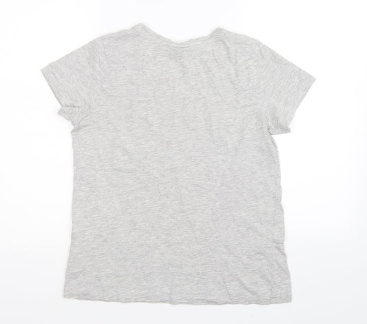 H&M Womens Grey Basic T-Shirt Size S - treschic