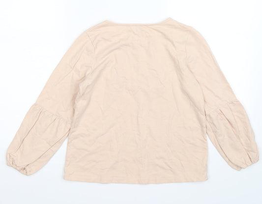 TU Girls Pink Jersey Pullover Jumper Size 9 Years - love