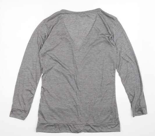 Fury Womens Grey Knit Cardigan Jumper Size XL