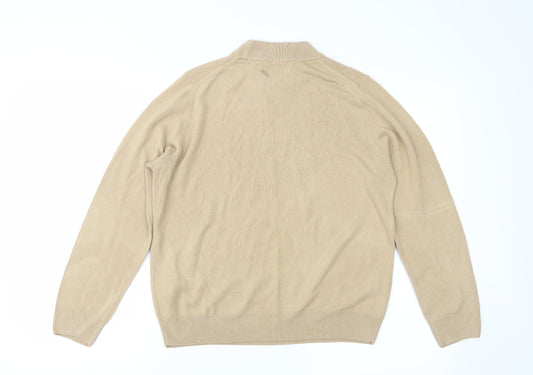 Marks and Spencer Womens Brown Knit Pullover Jumper Size 14