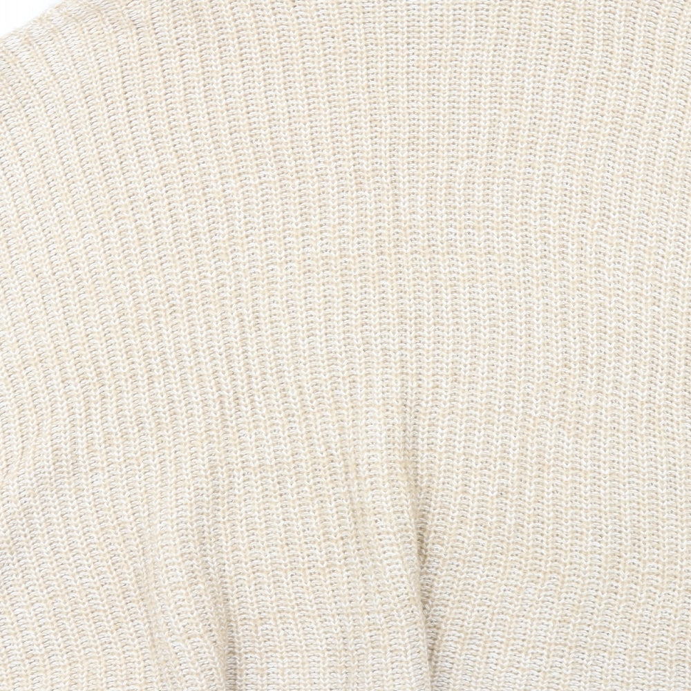 Brand and care label for Primark women’s beige jacket, size S