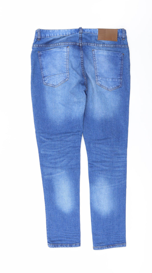 Denim & Co. Mens Blue Denim Skinny Jeans Size 30 in L30 in
