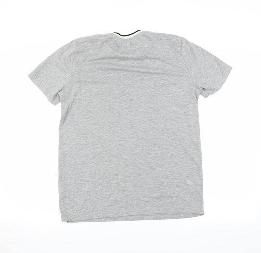 Boohoo Man Womens Grey Basic T-Shirt Size S