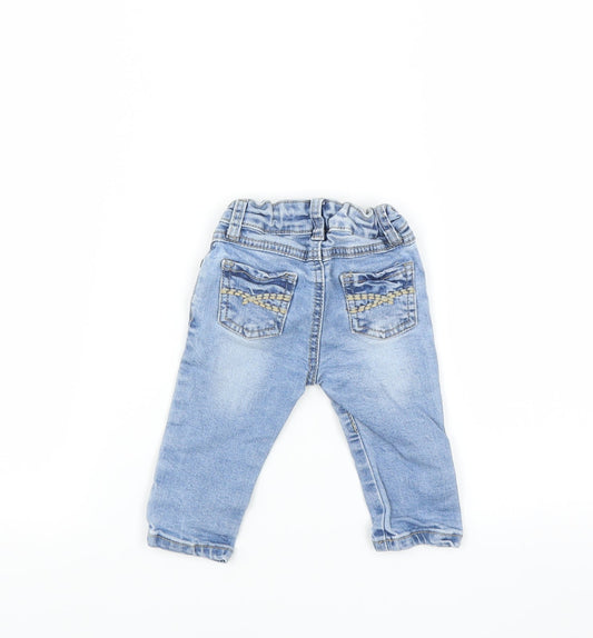 Pumpkin Patch Girls Blue Jeans Size 3-6 Months