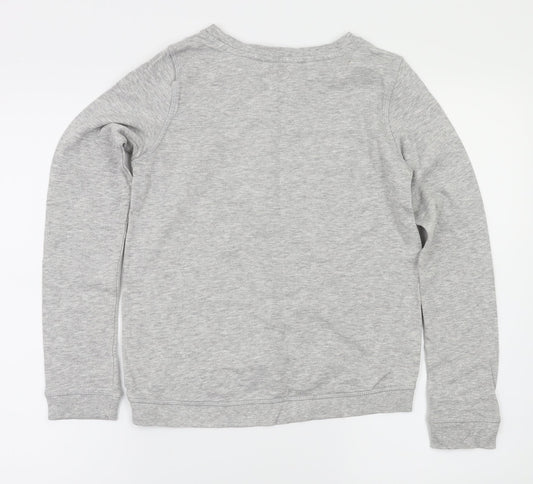 H&M Girls Grey Pullover Jumper Size 12-13 Years