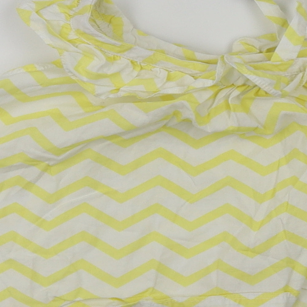 Brand and care label for Lydia jane Yellow Animal Print Fit & Flare, size 12-18, Months