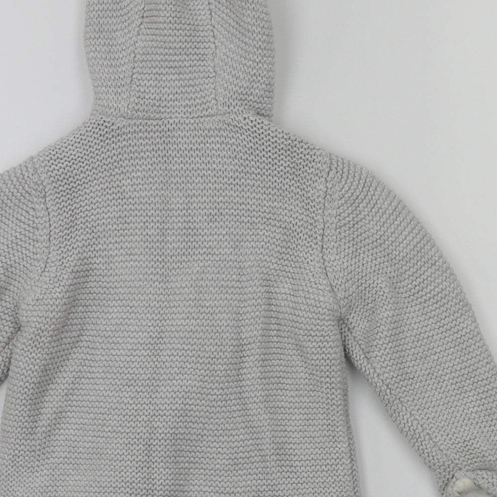 m&s Grey Basic Jacket Coat Size 12-18 Months