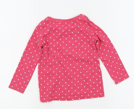 Minoti Girls Pink Basic T-Shirt Size 18-24 Months