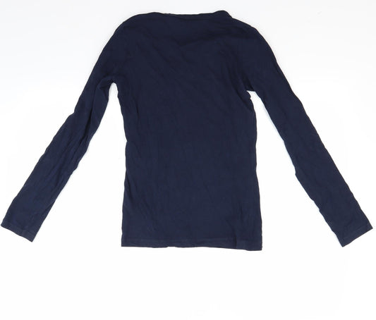 Rock & Rock Womens Blue Pullover Sweatshirt Size M