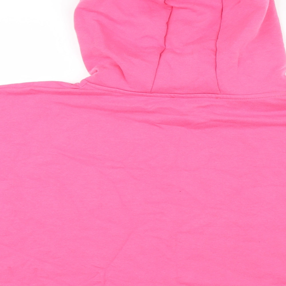 Brand and care label for George women’s pink pullover hoodie, size XL