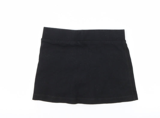 Marks and Spencer Girls Green Jersey Skort Size 4-5 Years