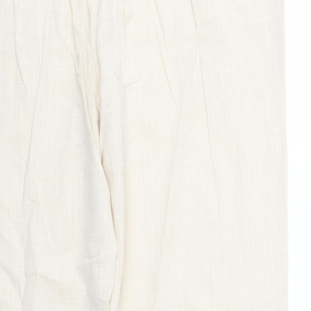 Preworn Womens Beige Trousers Size 42 in L31 in