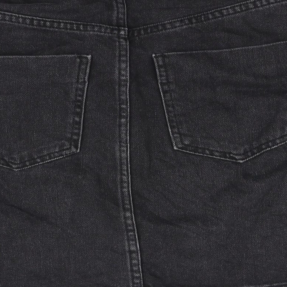 ASOS Womens Black Flare Skirt Size 8