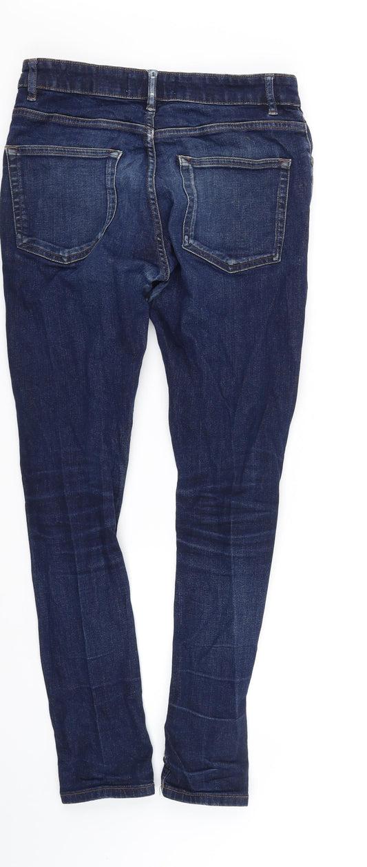 NEXT Womens Blue Skinny Jeans Size S L32 in