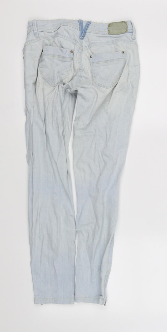 pre worn Womens Blue Straight Jeans Size 6 L28 in
