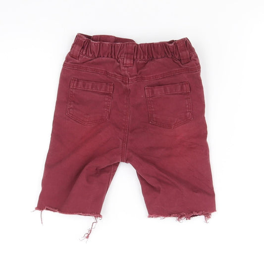 TU Girls Red Straight Jeans Size 9 Months