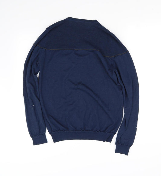 sisler Mens Blue Pullover Jumper Size M