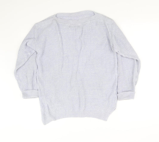 m&s Womens Purple Pullover Jumper Size S