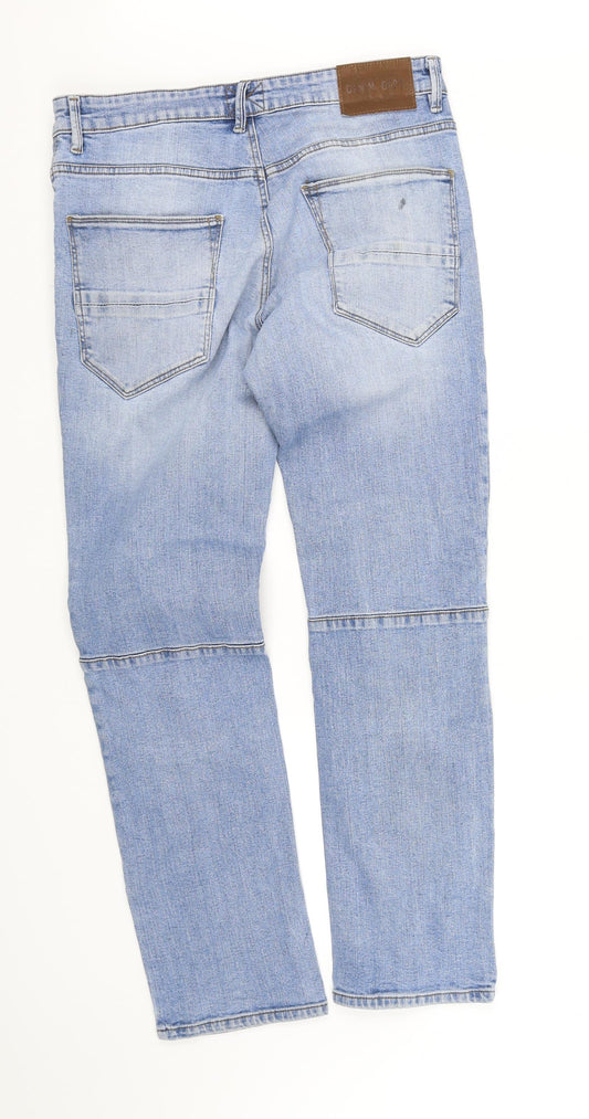 pre worn Womens Blue Straight Jeans Size 30 in L31 in