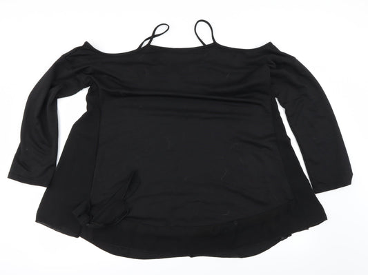 styleworld Womens Black Pullover Jumper Size XL