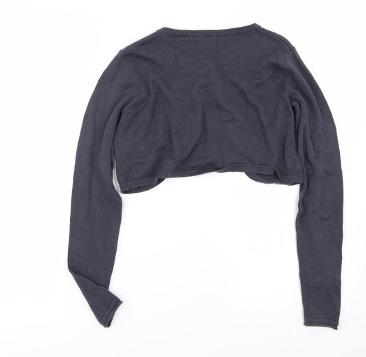 H&M Girls Blue Cardigan Jumper Size 10-11 Years