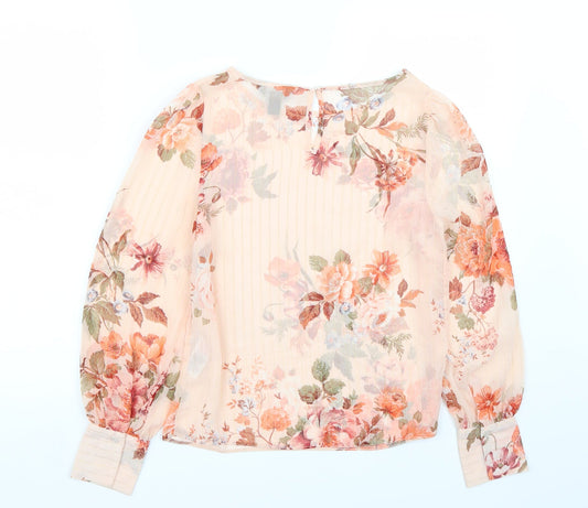 Newlook Womens Pink Basic Blouse Size 6