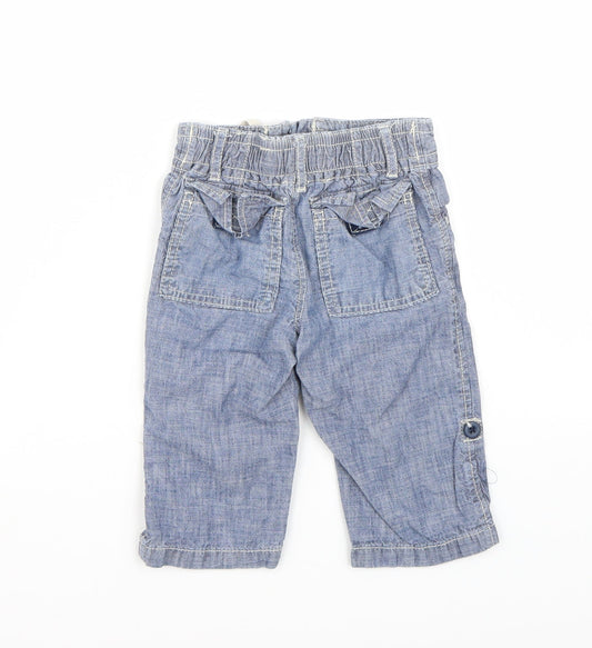 Gap Baby Blue Capri Jeans Size 12-18 Months