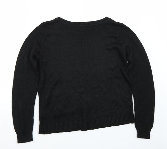 H&M Womens Black Pullover Jumper Size M