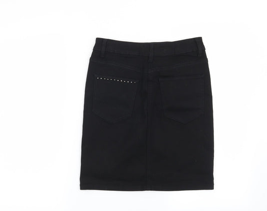 NEXT Womens Black Straight & Pencil Skirt Size 6