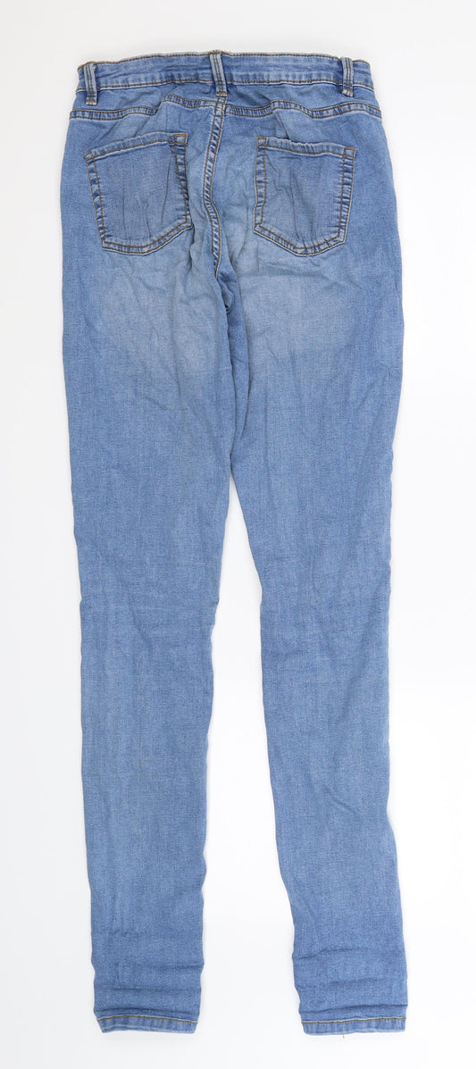 Denim Co Womens Blue Denim Jegging Jeans Size 8 L33 in