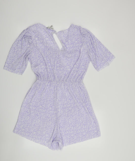 Brave Soul Womens Purple Romper One-Piece Size M
