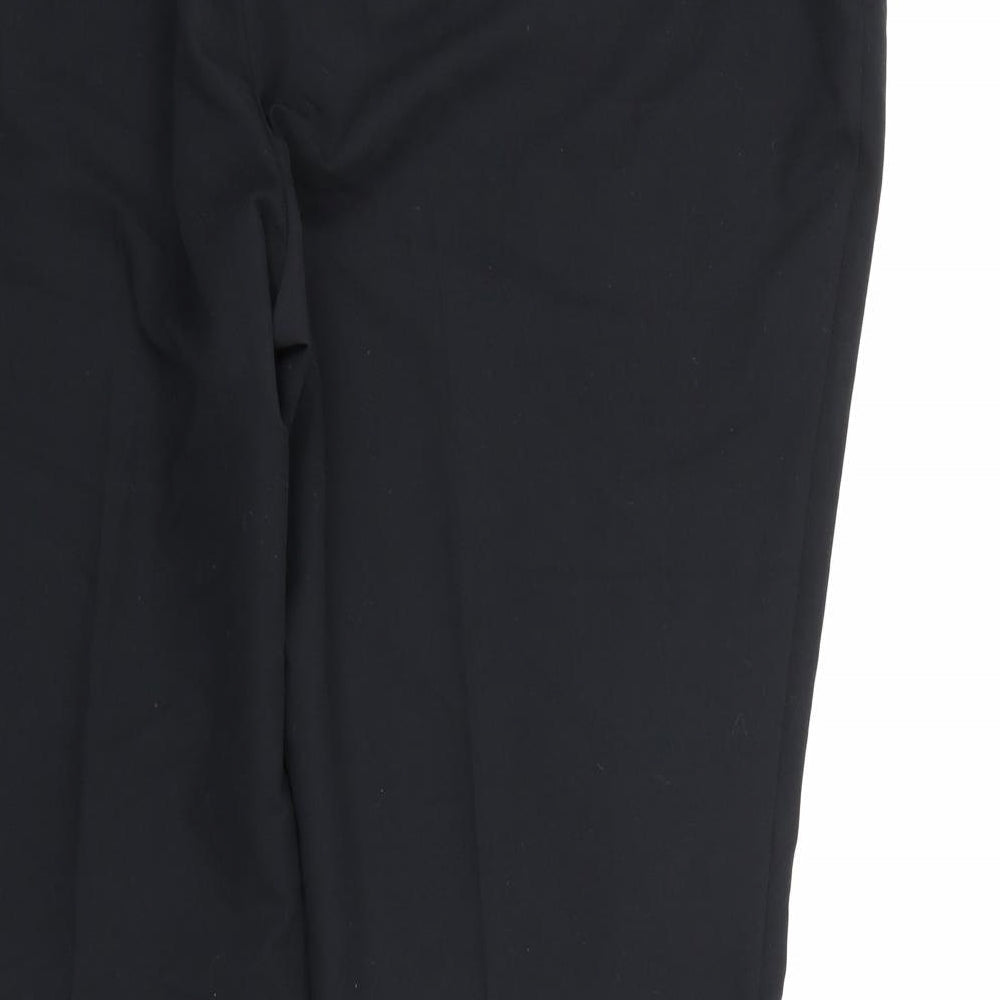 Brand and care label for Bonmarché women’s black rayon dress pants trousers, size UK 20, 30-inch leg