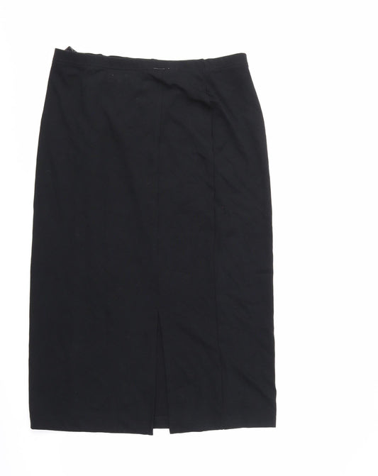 prewor Womens Black A-Line Skirt