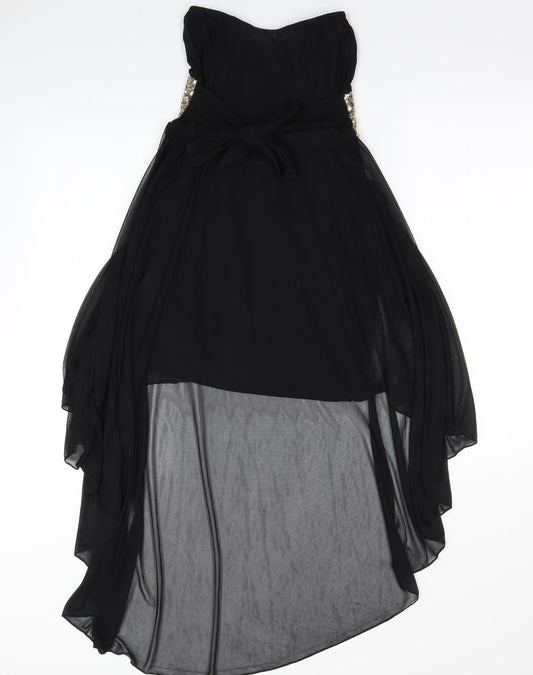 London Womens Black Fit & Flare Size 8