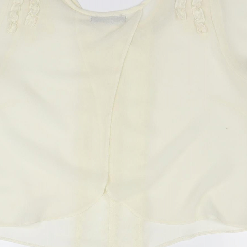 Internationale Womens Ivory Camisole Blouse Size 10