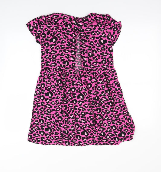 I love girls wear Girls Orange Animal Print Shift Size 10 Years