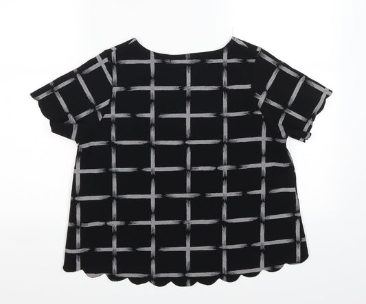 Red Chilli Womens Black Basic T-Shirt Size S