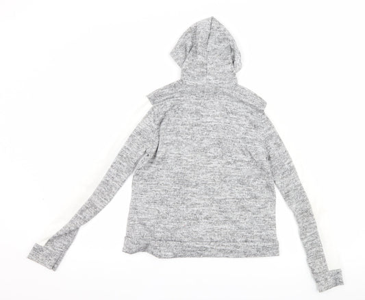 PRETTYLITTLETHING Womens Grey Pullover Hoodie Size 6
