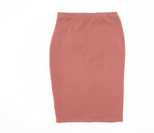 Preworn Womens Brown Straight & Pencil Skirt Size 30 in