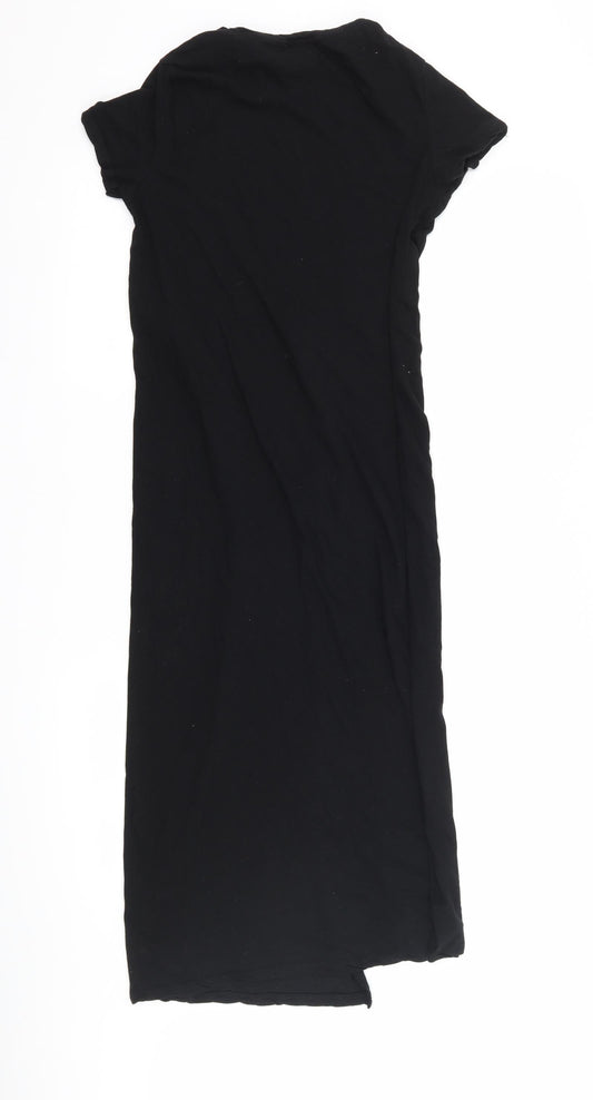 Zara Womens Brown T-Shirt Dress Size S