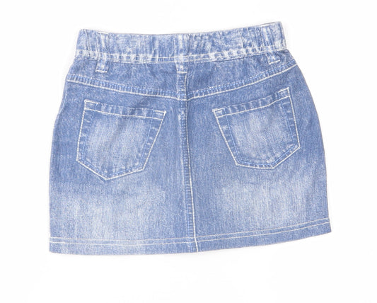 Cherokee Girls Blue Mini Skirt Size 8-9 Years