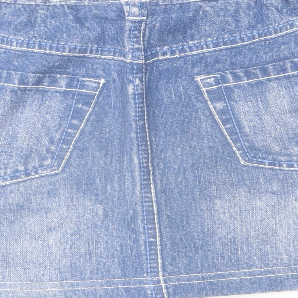 Cherokee Girls Blue Mini Skirt Size 8-9 Years