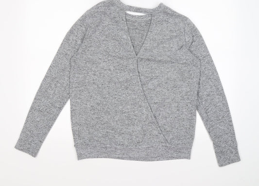 Dorothy Perkins Womens Grey Knit Pullover Jumper Size 12