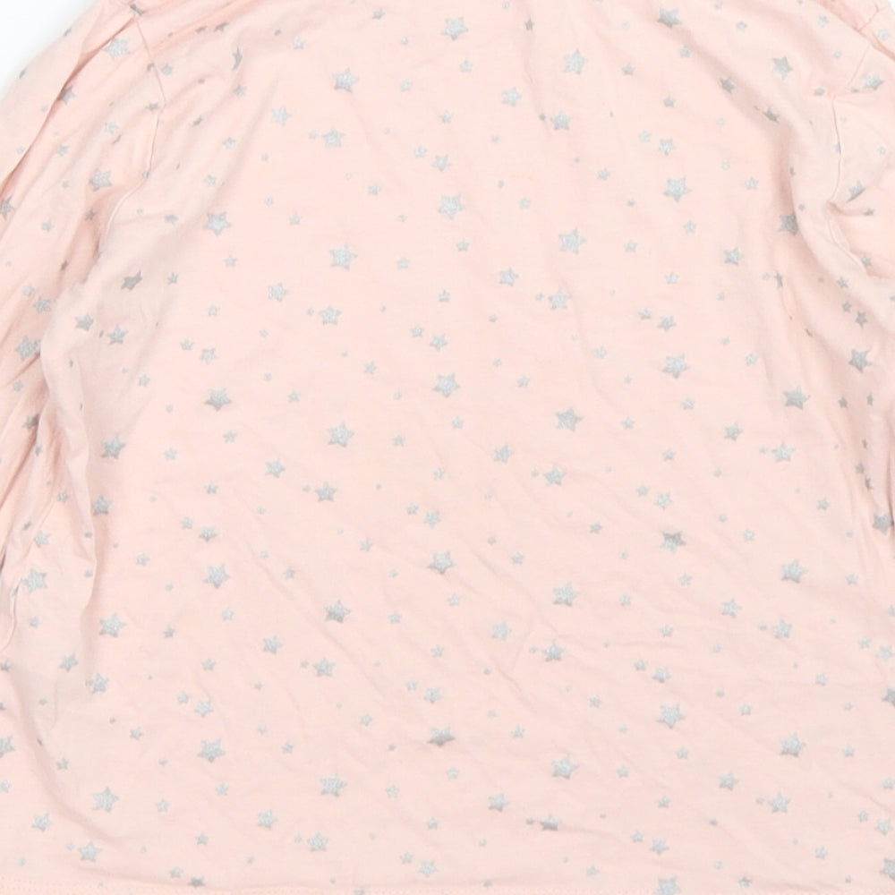 George Girls Pink Polka Dot Basic T-Shirt Size 6-7 Years - STARS