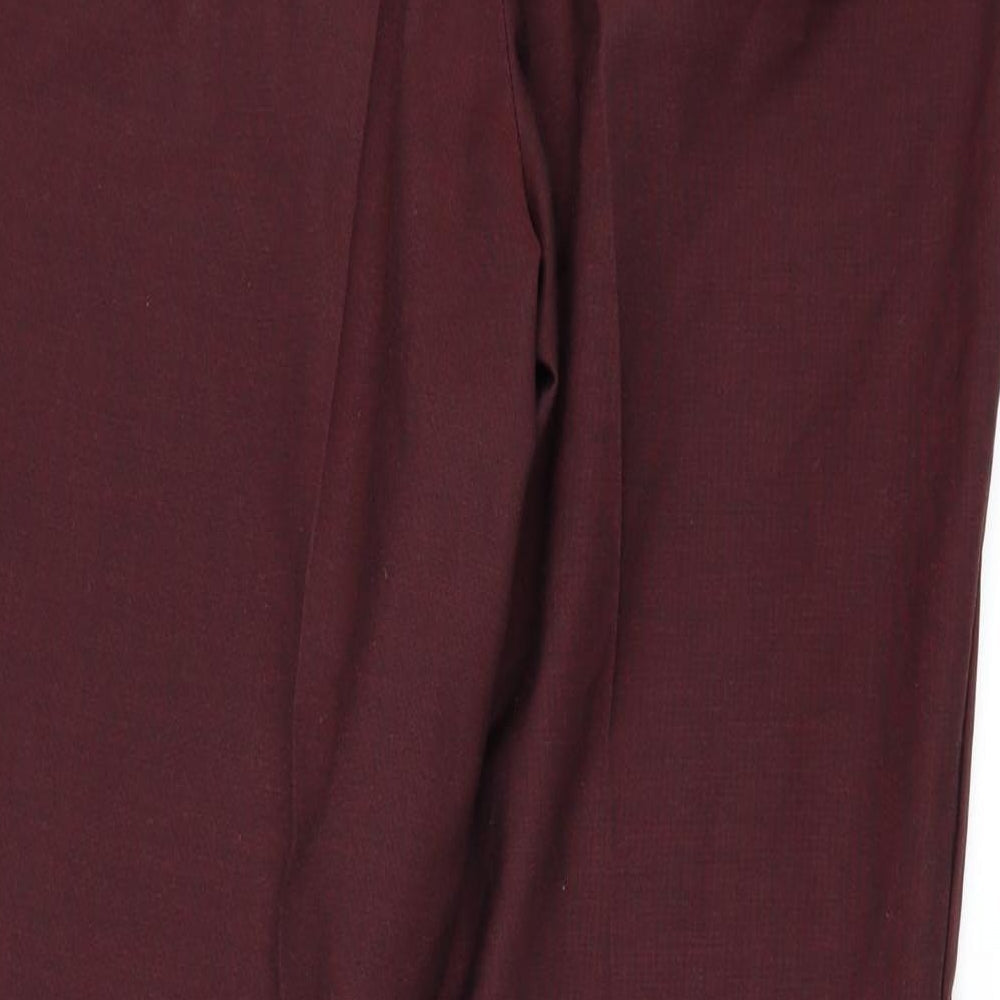 NEXT Womens Red Trousers Size 10 L29 in