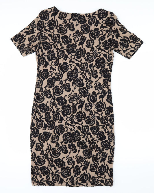 Wallis Womens Beige A-Line Size 10