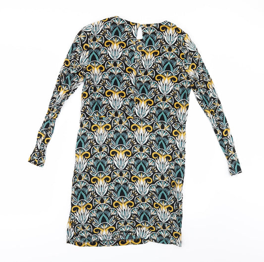 H&M Womens Multicoloured Floral Mini Size 4